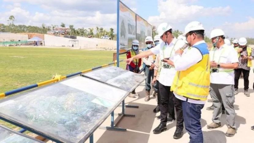 Multiple Major Projects Under Construction in Indonesia's New Capital City